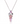 White Zircon and Enamel Shooting Star Pendant in 925 Sterling Silver