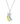 Multicolor Enamel Shooting Star Pendant in 925 Sterling Silver