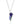 Multi-color Enamel Shooting Star Pendant in 925 Sterling Silver