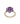 Amethyst Flower Ring – 9KT Yellow Gold | Fine Jewelry
