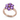 Amethyst Flower Ring – 9KT Yellow Gold | Fine Jewelry