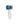 Dyed Shiny Blue Pearl 7.70ctw Ring In 925 Sterling Silver
