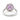 Pink Amethyst Halo Ring – 9KT Yellow Gold | Fine Jewelry