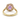 Pink Amethyst Halo Ring – 9KT Yellow Gold | Fine Jewelry