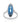 London Blue Topaz With Diamond EF-VS 7.30ctw Ring In 9KT White Gold