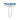 London Blue Topaz Elongated Ring – 9KT White Gold | Fine Jewelry