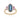London Blue Topaz Fancy Elongated Ring – 9KT White Gold | Fine Jewelry Yellow Gold