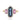 London Blue Topaz Fancy Elongated Ring – 9KT White Gold | Fine Jewelry
