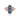London Blue Topaz Fancy Elongated Ring – 9KT White Gold | Fine Jewelry