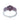 Rhodolite Garnet 2.10ctw Flower Ring In 925 Sterling Silver