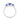 Tanzanite AAAA Trilogy Ring – 9KT Yellow Gold | Fine Jewelry
