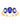 Tanzanite AAAA Trilogy Ring – 9KT Yellow Gold | Fine Jewelry Yellow Gold