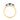 Tanzanite AAAA Trilogy Ring – 9KT Yellow Gold | Fine Jewelry