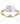 Lab-Grown Diamond Two-Stone Bypass Ring – 9KT Yellow Gold | Fine Jewelry Yellow Gold