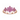 Pink Sapphire Cluster Flower Ring in 9K Yellow Gold Rose Gold