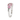 Pink Sapphire and Diamond Pave Band Ring in 9K Yellow Gold