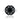 Black Spinel Halo Statement Ring – 925 Sterling Silver | Gemstone Jewelry