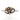 Smoky Quartz Brown Cluster Ring – 925 Sterling Silver | Fine Jewelry