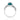 Turquoise Band-Solitaire Ring – 925 Sterling Silver | Fine Jewelry