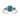 Turquoise Cushion Halo Ring – 925 Sterling Silver | Fine Jewelry