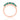 Emerald & Diamond Halo Ring – 9KT Yellow Gold | Fine Jewelry
