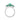 Emerald & Diamond Cocktail Ring – 9KT Yellow Gold | Fine Jewelry