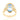 Swiss Blue Topaz & Diamond Classic Ring – 9KT Yellow Gold | Fine Jewelry