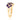 Amethyst & Diamond Classic Accent Ring – 9KT Yellow Gold | Fine Jewelry