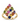 Multi-Sapphire and Diamond Swirl Statement Ring in 9K Gold Yellow Gold