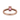 Pink Sapphire and Diamond Heart Band Ring in 9K Yellow Gold
