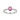 Pink Sapphire and Diamond Heart Band Ring in 9K Yellow Gold White Gold