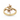 Pink Sapphire and Diamond Bypass Ring in 9K Yellow Gold