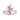 Pink Sapphire and Diamond Bypass Ring in 9K Yellow Gold White Gold