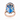 London Blue Topaz and Diamond Statement Ring in 14K Yellow Gold