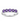 Amethyst Five-Stone Ring in 925 Sterling Silver