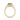 Black Rutile Quartz and Diamond Statement Ring in 9K Yellow Gold