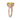Champagne Quartz and Diamond Split-Shank Ring in 9K Yellow Gold