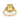 Champagne Quartz and Diamond Split-Shank Ring in 9K Yellow Gold