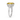Champagne Quartz and Diamond Split-Shank Ring in 9K Yellow Gold
