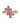 Pink Sapphire and Diamond Floral Cluster Ring in 9K Yellow Gold Yellow Gold