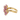 Pink Sapphire and Diamond Floral Cluster Ring in 9K Yellow Gold