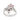 Pink Sapphire and Diamond Floral Cluster Ring in 9K Yellow Gold