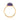 Amethyst Cab Cut Elongated Ring – 9KT Yellow Gold | Fine Jewelry