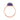 Amethyst Cab Cut Elongated Ring – 9KT Yellow Gold | Fine Jewelry