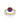 Amethyst With Garnet 1.40ctw Ring In 925 Sterling Silver