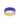 Blue Enamel Yellow Gold Plated Ring In 925 Sterling Silver