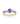 Tanzanite AA 1.30ctw Ring In 9KT Yellow Gold
