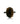 Tiger Eye With Black Spinel 5.40ctw Ring In 925 Sterling Silver
